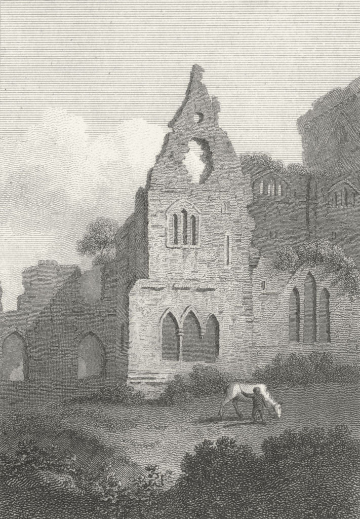 SCOTLAND. Pluscarden Abbey 1805 old antique vintage print picture